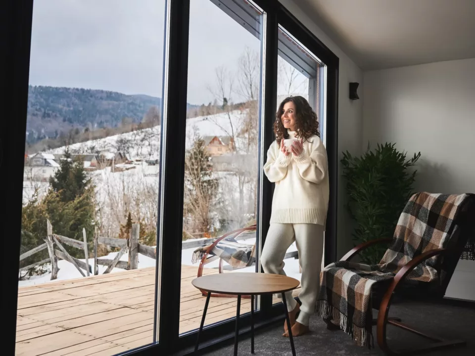 Young Woman Enjoying Weekends Inside