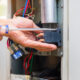 Furnace repair with a screwdriver